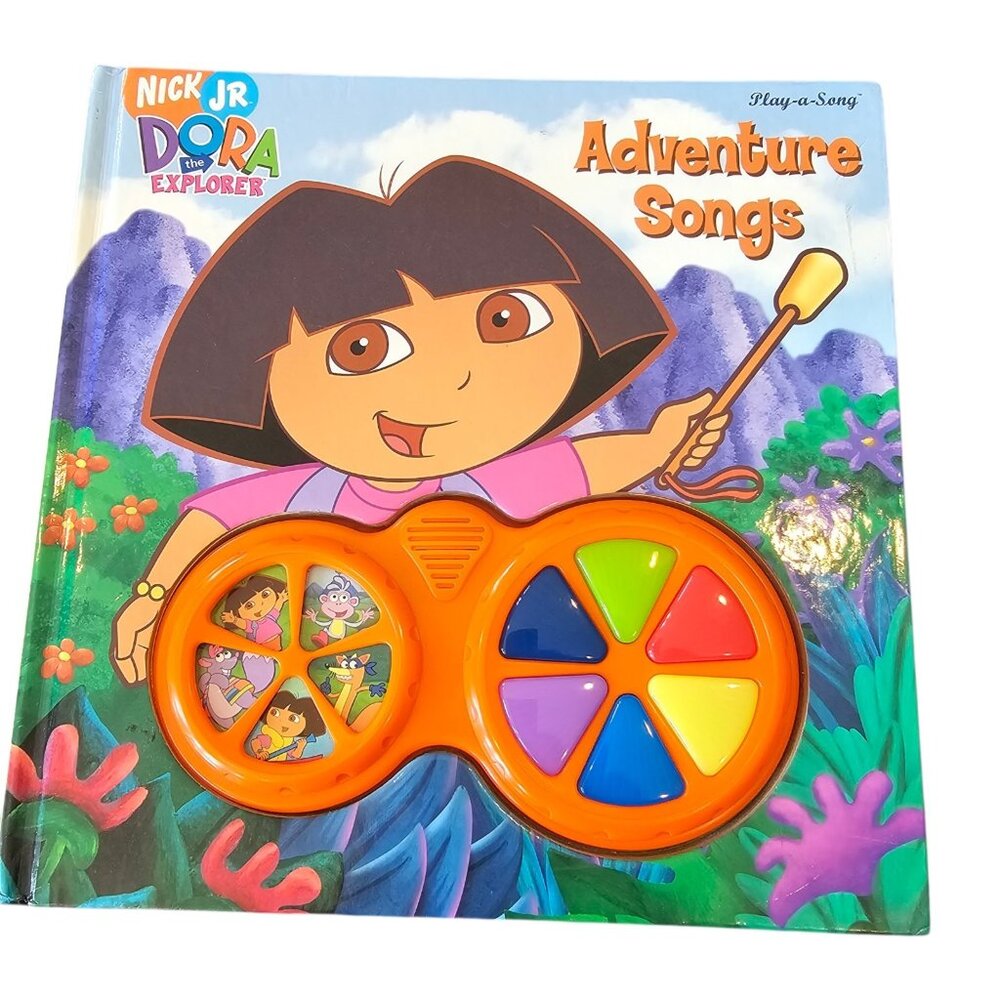 Y2K Dora The Explorer Adventure Songs‎ Musical Book English Spanish WORKS